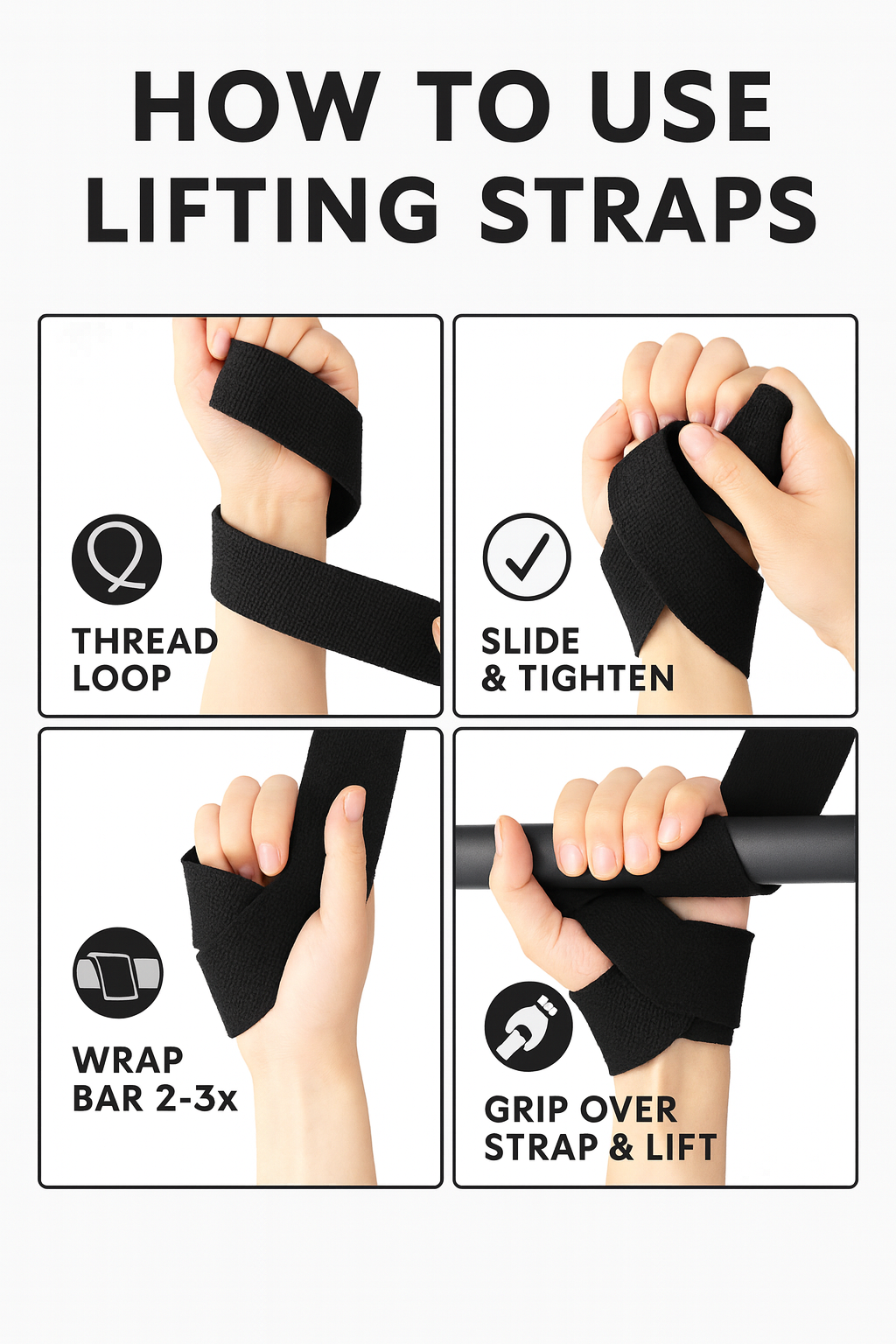Weightlifting Wrist Straps